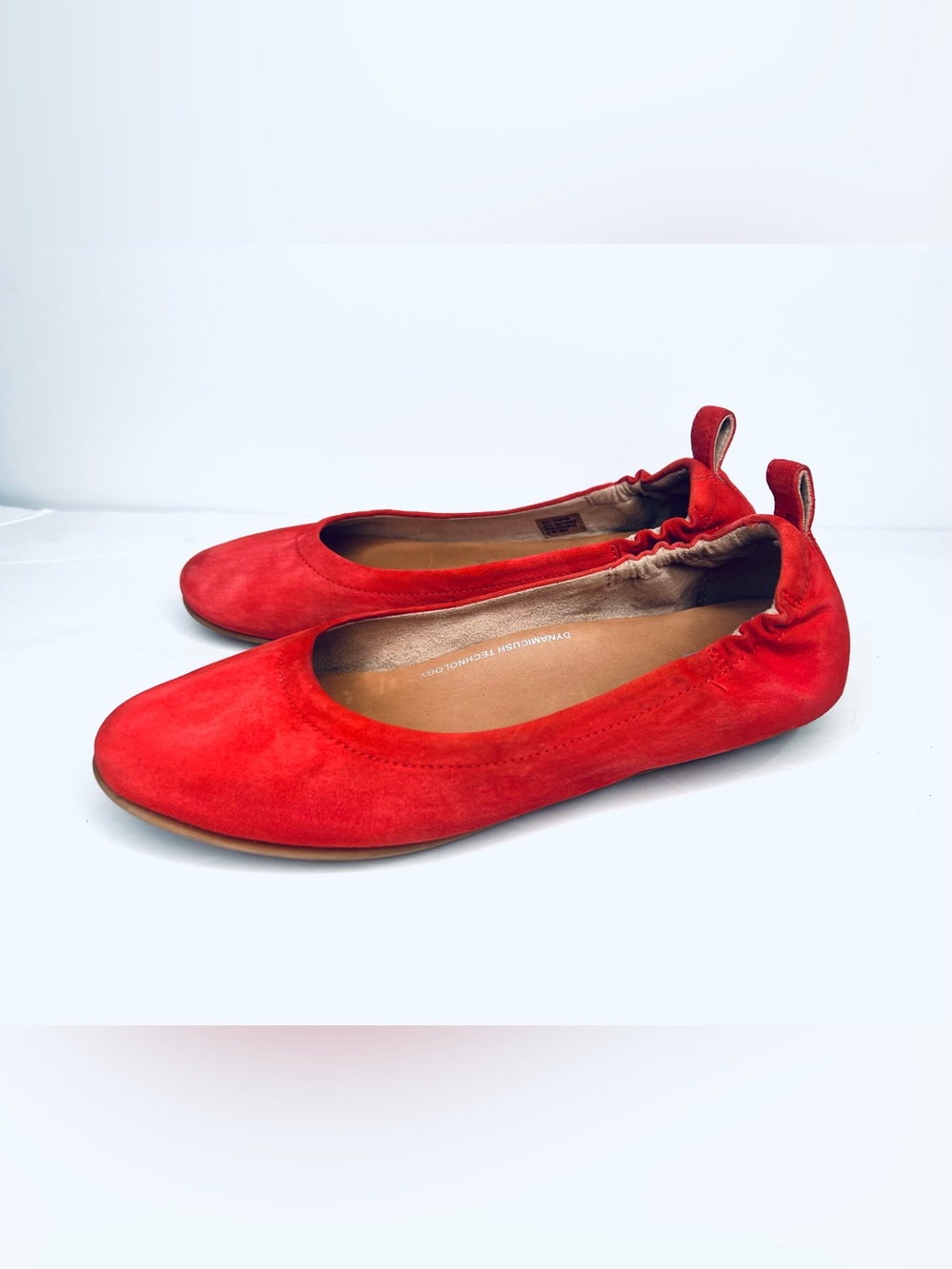 Fitflop Sz 7.5 Women’s Coral Suede Ballet Flats - Comfortable Everyday Slip-Ons